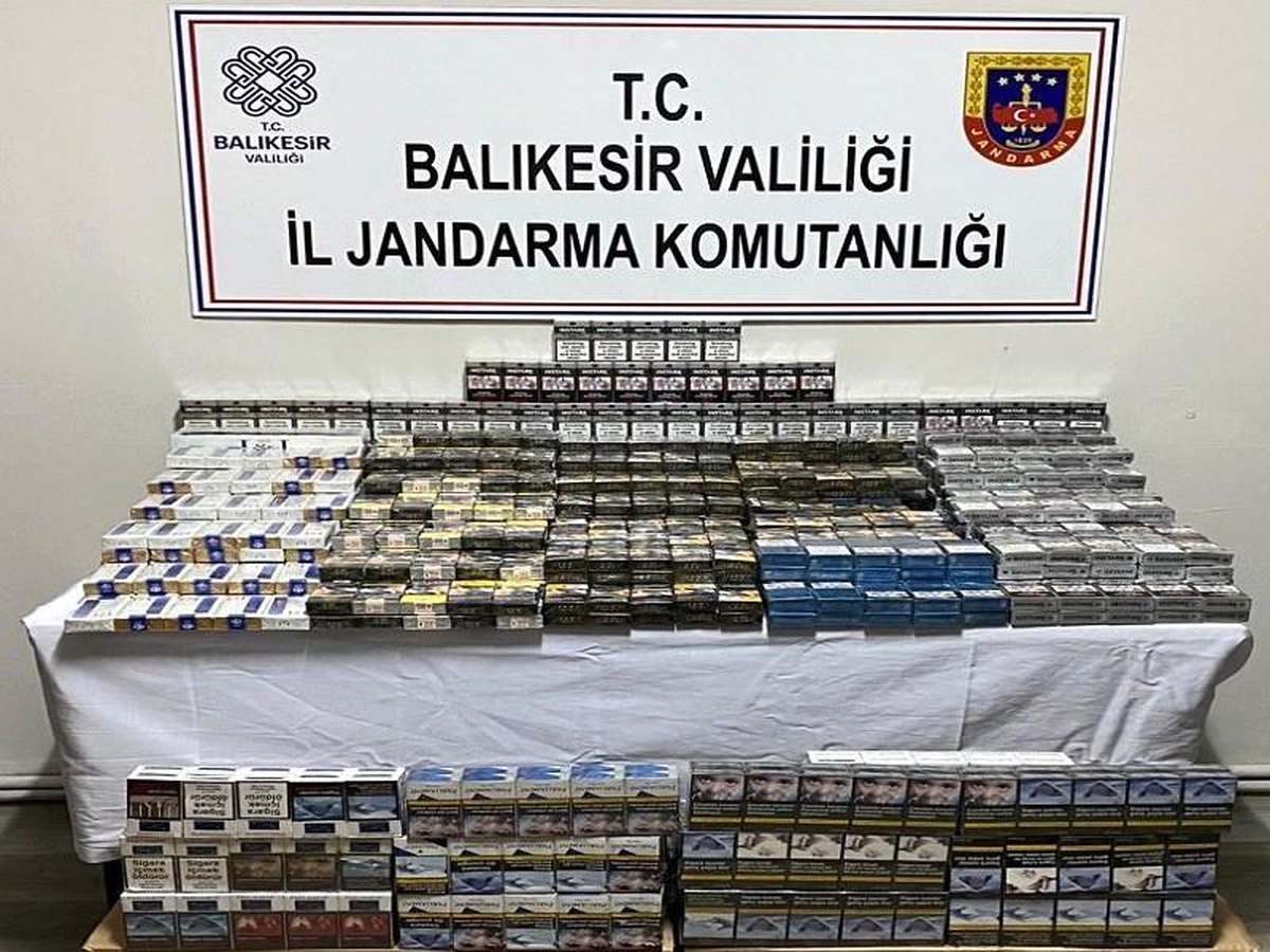 Bandırma\'da tütün kaçakçılığı ve uyuşturucu madde imal ve ticaretine yönelik operasyon