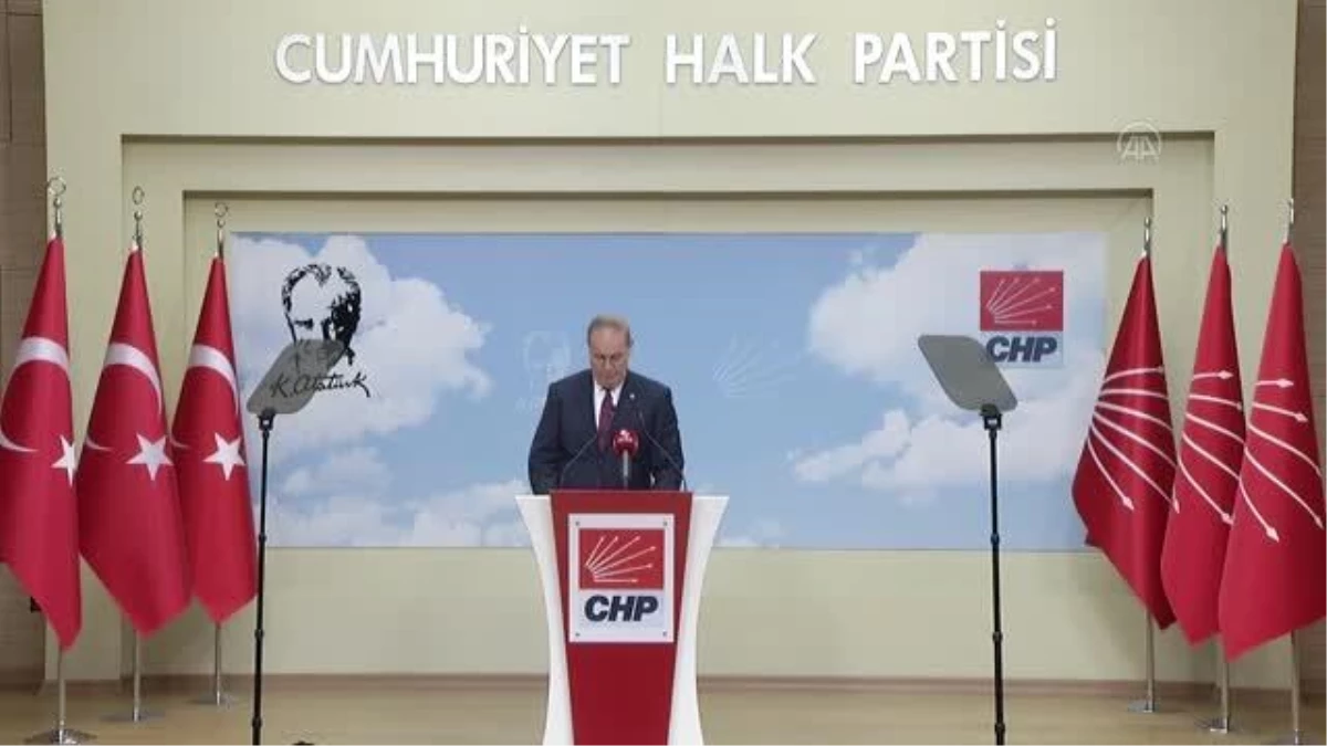 CHP Sözcüsü Faik Öztrak, partisinin MYK gündemine ilişkin açıklamalarda bulundu (2)