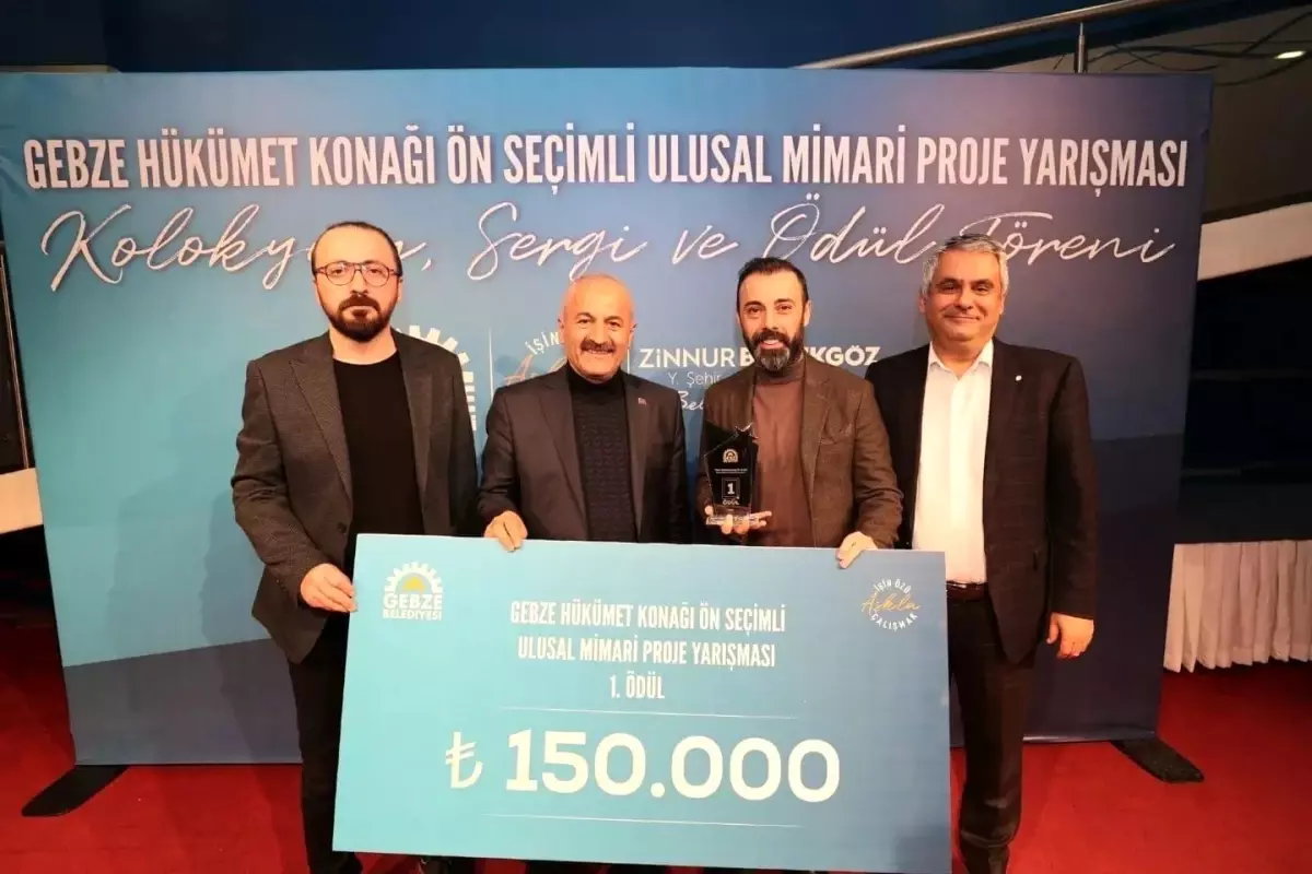 Gebze\'nin yeni hükümet konağını belirleyecek projede ödüller sahiplerini buldu