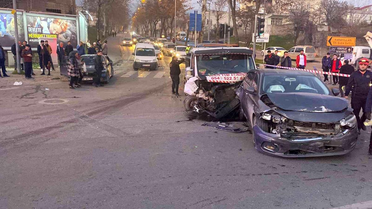 Kahramanmaraş\'ta trafik kazası: 6 yaralı
