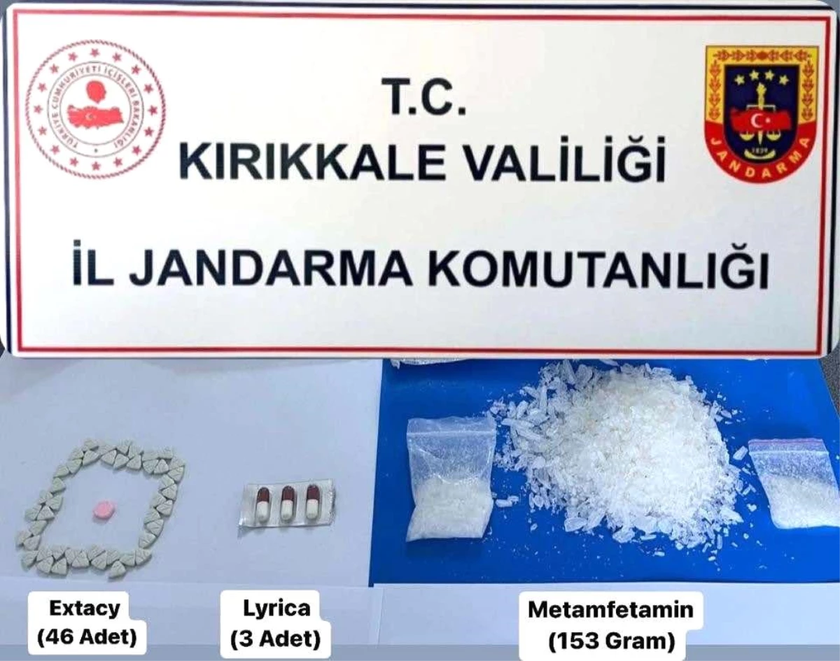 Kırıkkale\'de uyuşturucu madde ile yakalanan şahıs tutuklandı