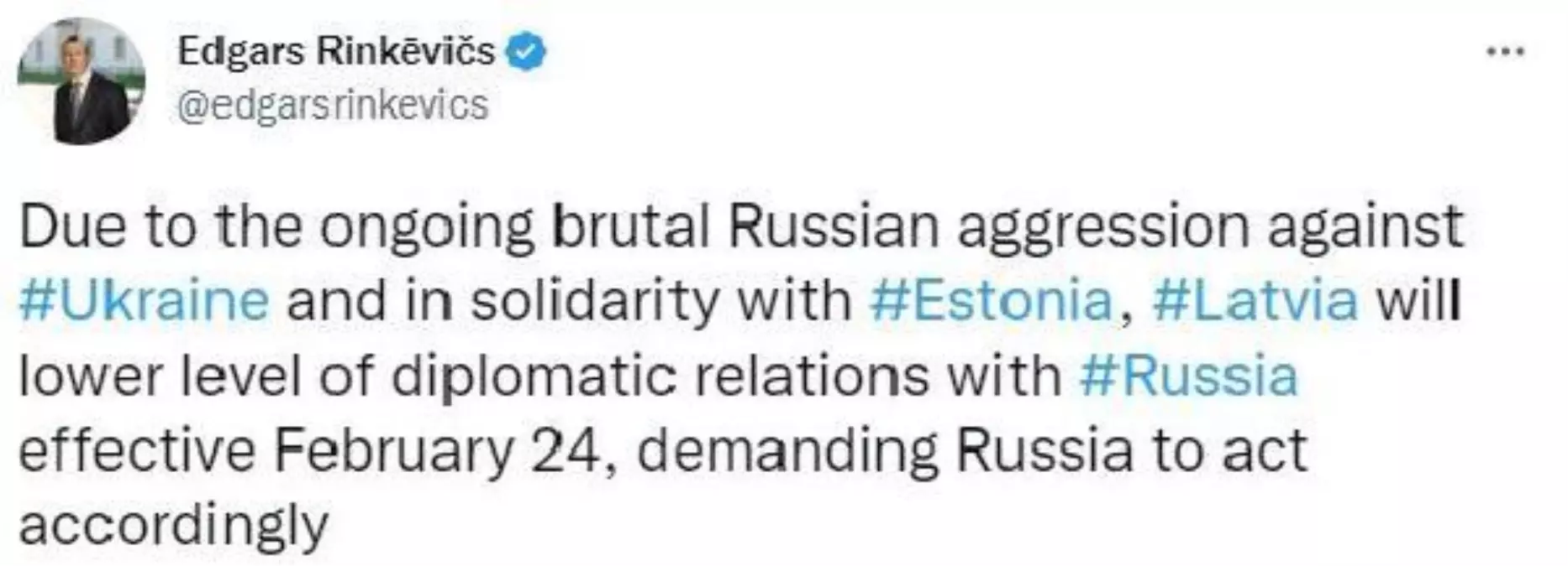 Letonya, Rusya ile diplomatik ilişkilerin seviyesini düşürme kararı aldı