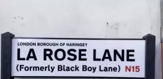 Londra'daki bir sokağın ismi 'ırkçı' mesaj verdiği gerekçesiyle değiştirildi