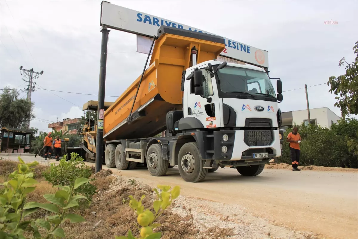 Mersin Büyükşehir Belediyesi, Yol Çalışmalarına Devam Ediyor