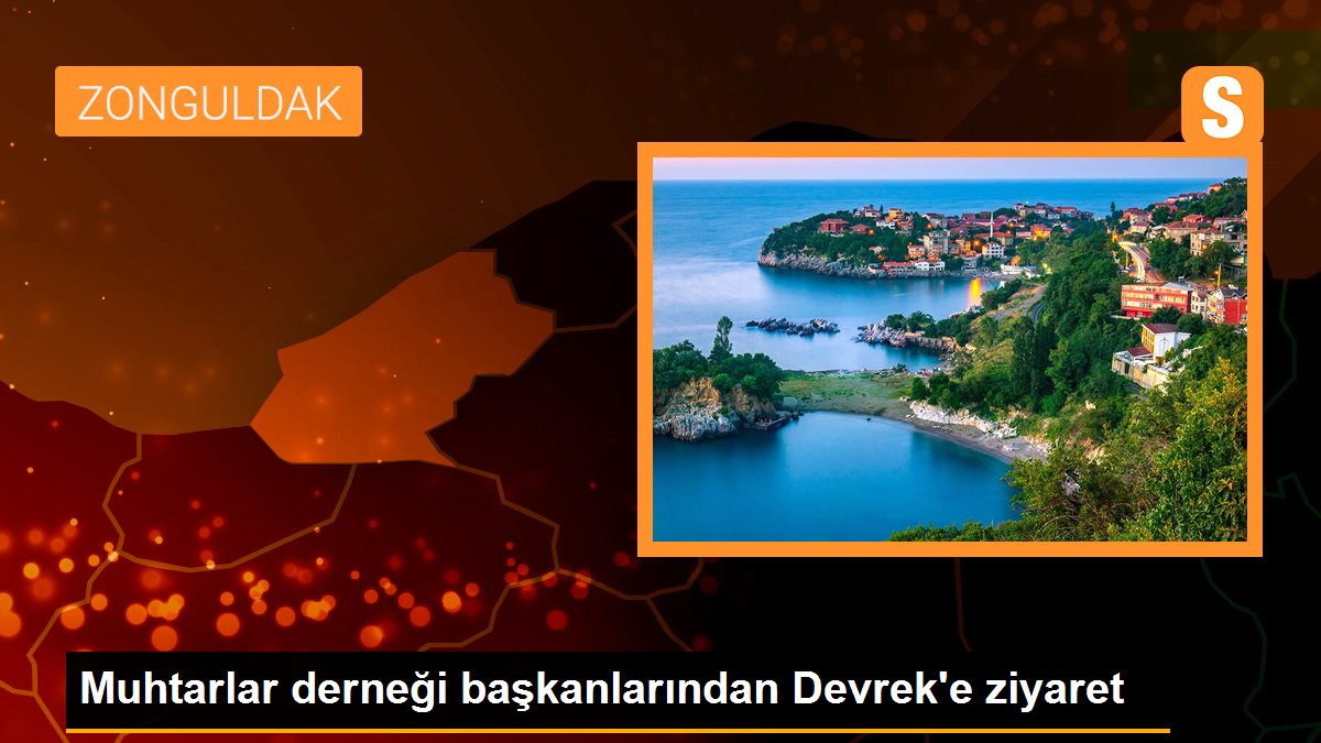 Muhtarlar derneği başkanlarından Devrek\'e ziyaret