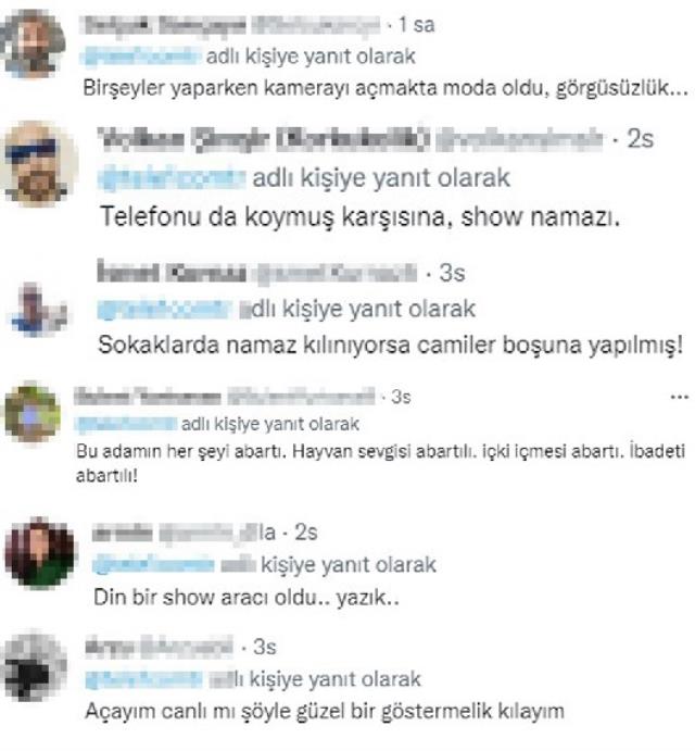 Murat Özdemir sokak ortasında canlı yayın açıp namaz kıldı, tepkiler çığ gibi büyüyor