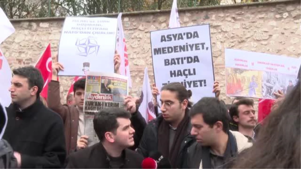 Türkiye Gençlik Birliği, İsveç\'te Kur\'an-ı Kerim yakılmasını protesto etti
