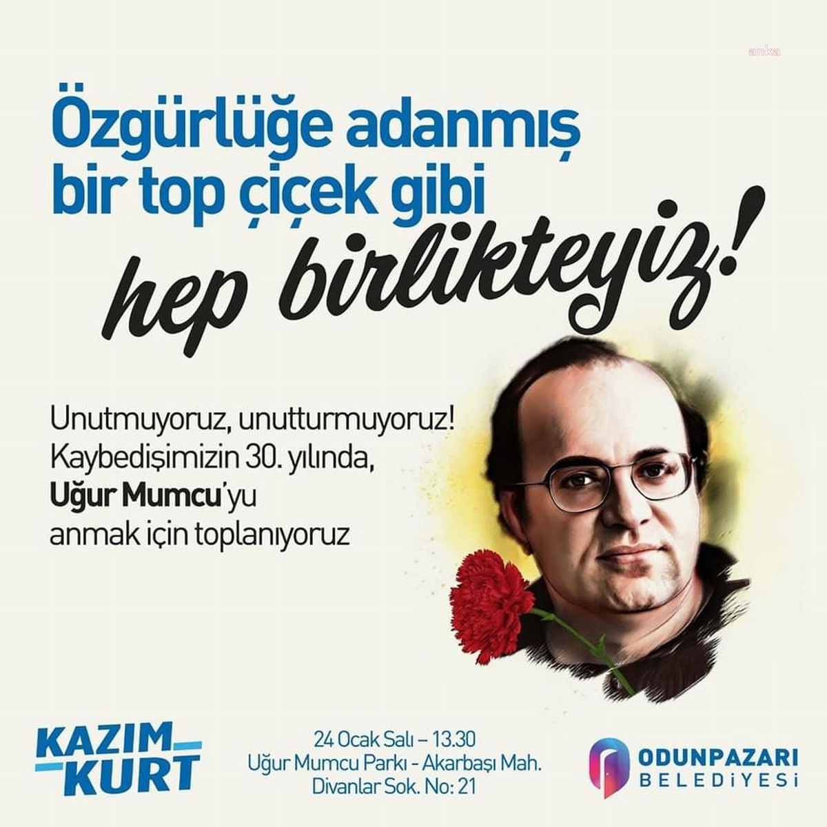 Uğur Mumcu, Odunpazarı\'nda Anılacak
