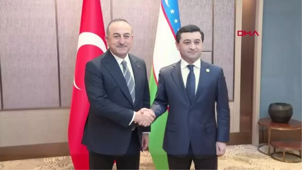 Bakan Çavuşoğlu KKTC Dışişleri Bakanı Ertuğruloğlu ile görüştü