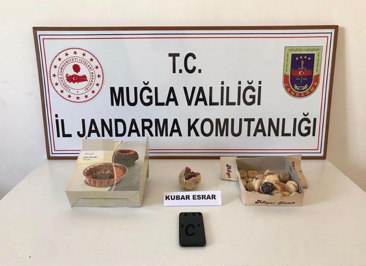 Muğla\'da kargoyla gönderilen kuru pasta içine zulalanmış uyuşturucu ele geçirildi