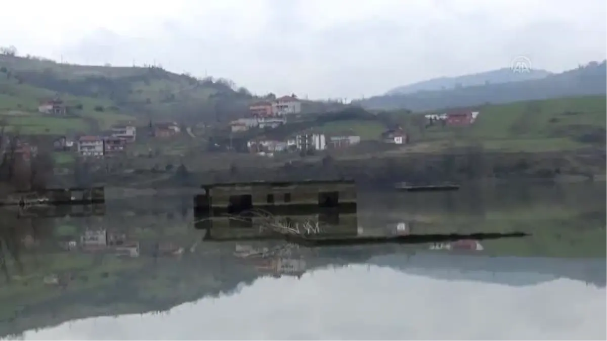 ZONGULDAK - Suyu çekilen baraj havzasındaki yapılar ortaya çıktı