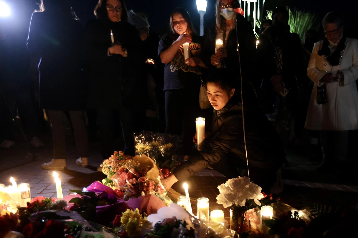ABD\'de Monterey Park Silahlı Saldırısında Ölenler Anıldı