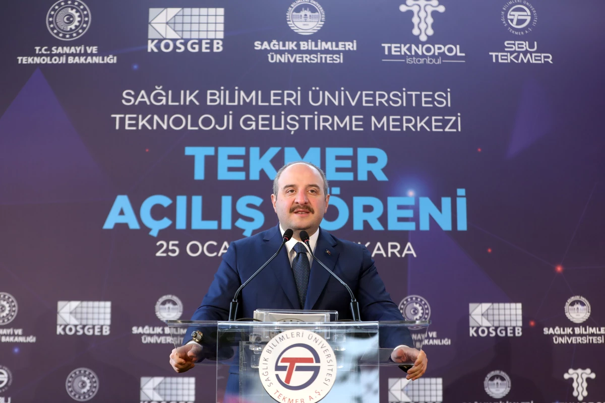 Bakan Varank, Sağlık Bilimleri Üniversitesi Teknoloji Geliştirme Merkezi\'nin açılışında konuştu Açıklaması