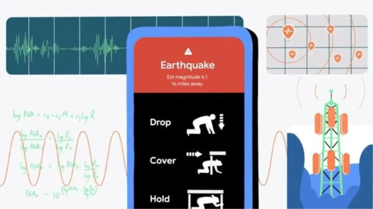 Google, Android kullanıcılarını depremden önce bildirimle uyardı