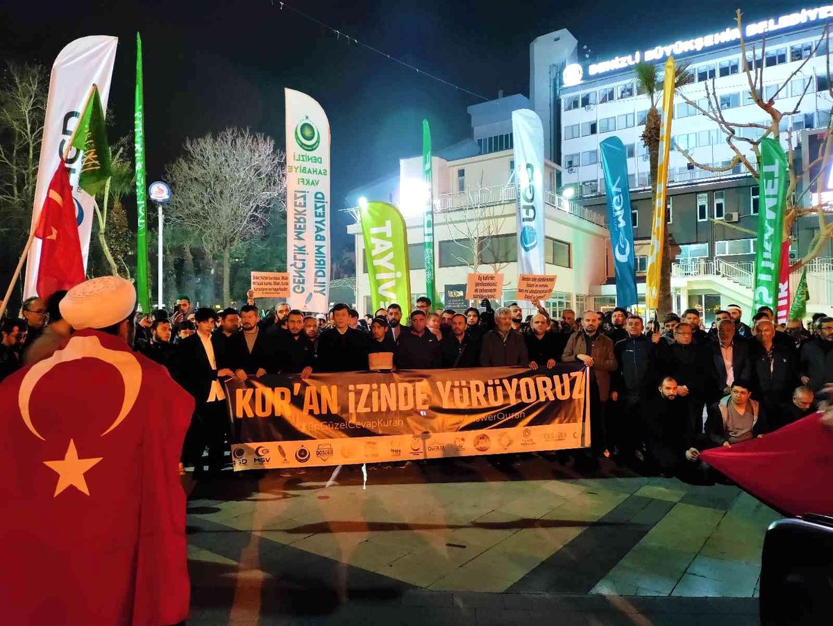 İsveç\'e tekbir sesleriyle tepki gösterildi