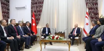 KKTC Cumhuriyet Meclisi Başkanı Töre, Milli Eğitim Bakanı Özer'i kabul etti
