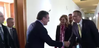 KKTC heyeti, TBMM Plan ve Bütçe Komisyonu Başkanı Cevdet Yılmaz'ı ziyaret etti