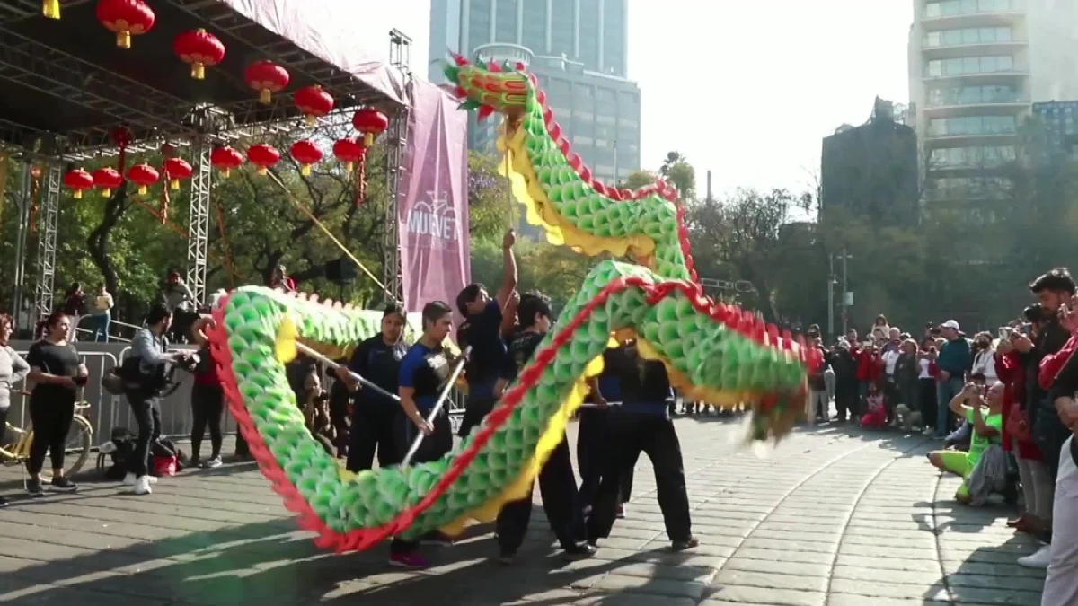 Meksika\'da Çin Yeni Yılı Kutlandı
