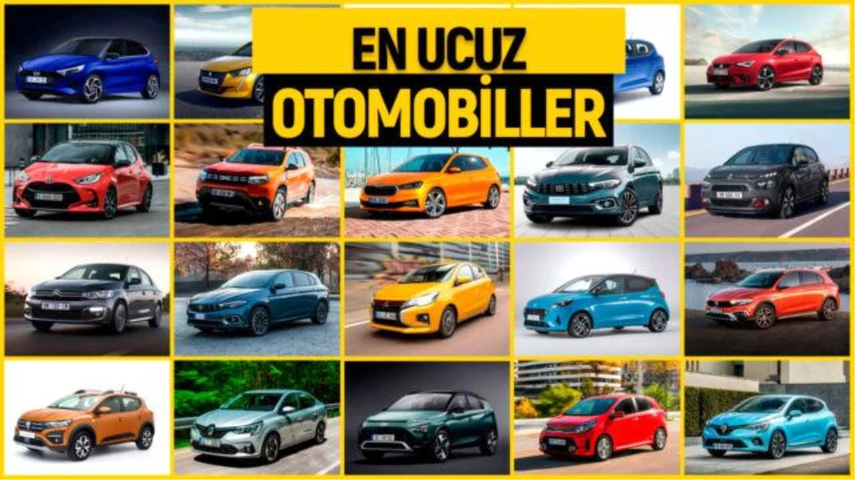 Türkiye\'de satılan en ucuz 20 otomobil! Fiyatlar 335 bin TL\'den başlıyor