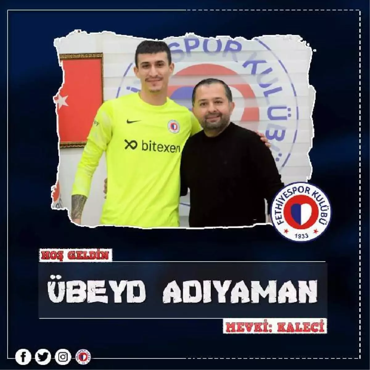 Übeyd Adıyaman Fethiyespor\'da