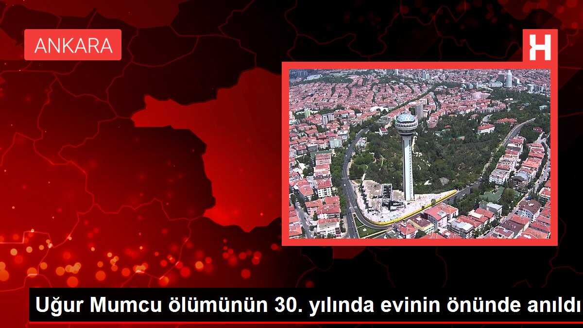 Uğur Mumcu ölümünün 30. yılında evinin önünde anıldı