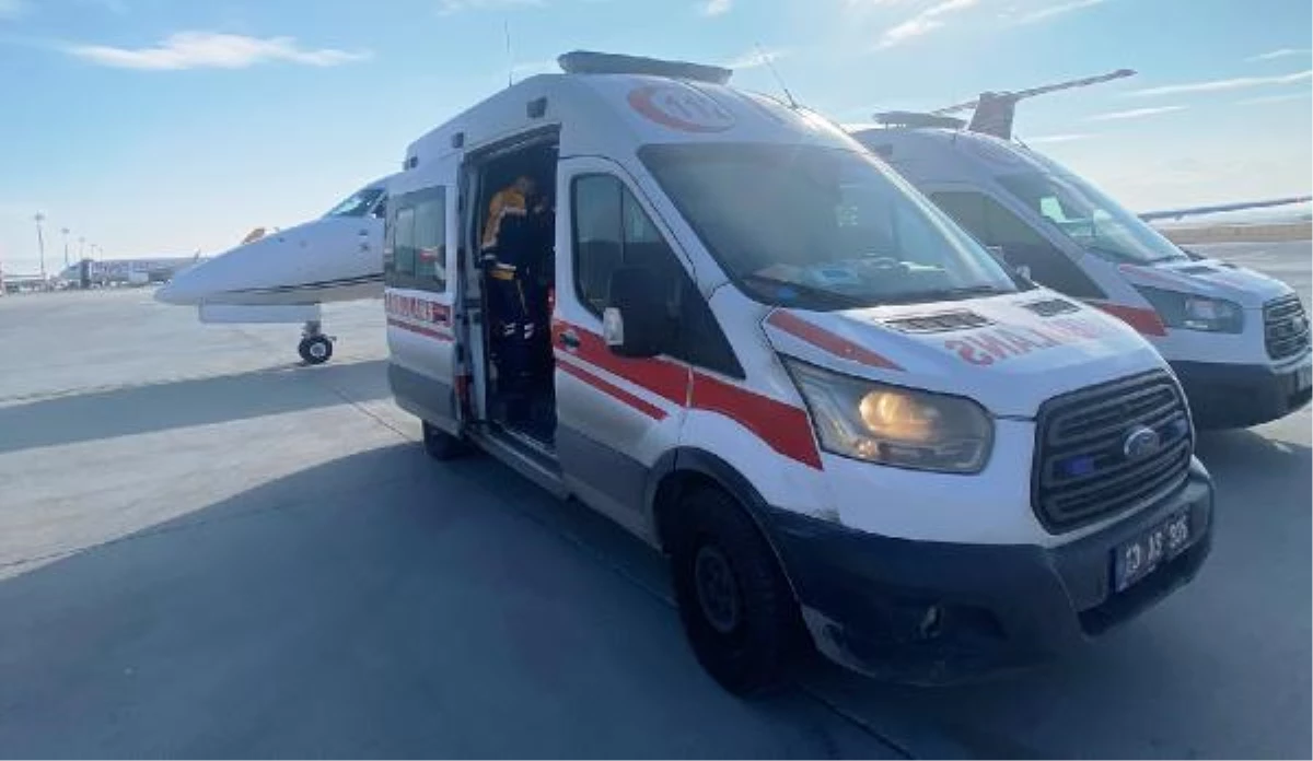 Kalp hastası Berivan uçak ambulansla Ankara\'ya sevk edildi