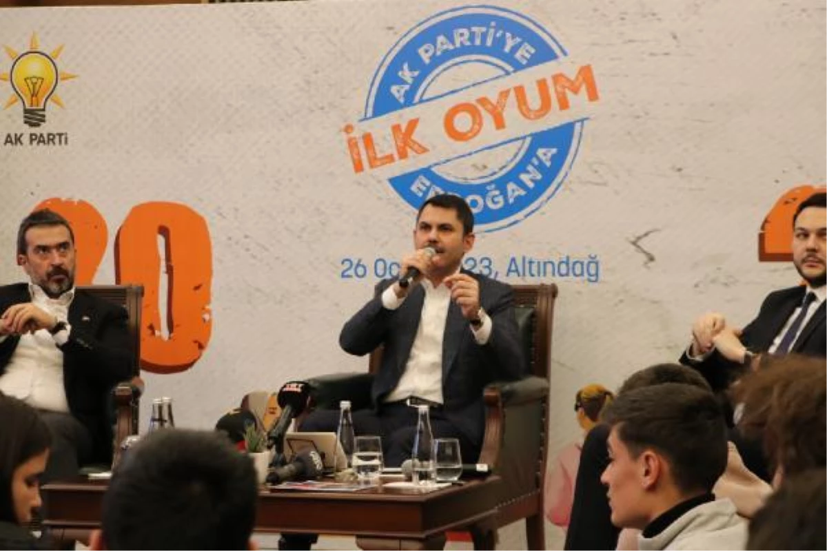 Bakan Kurum, "İlk Oyum AK Parti\'ye İlk Oyum Erdoğan\'a" programında konuştu