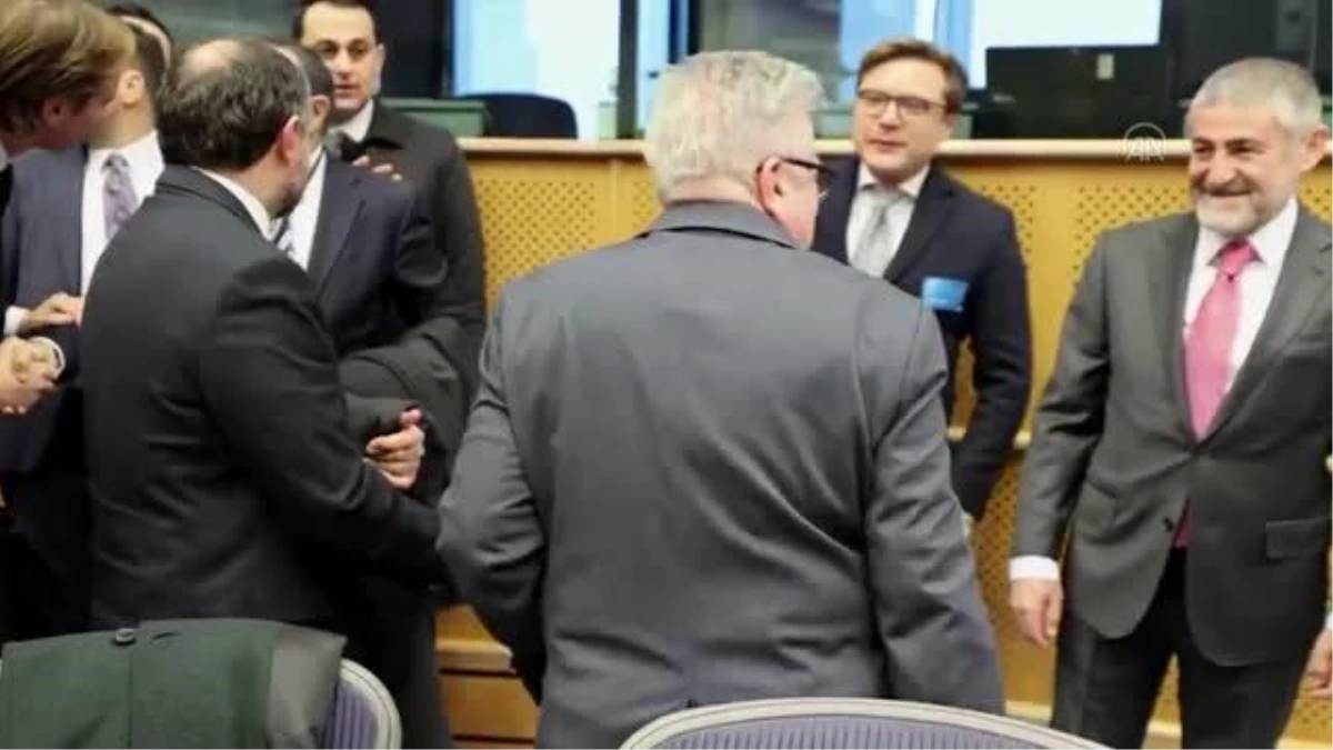 Hazine ve Maliye Bakanı Nureddin Nebati, Brüksel\'de