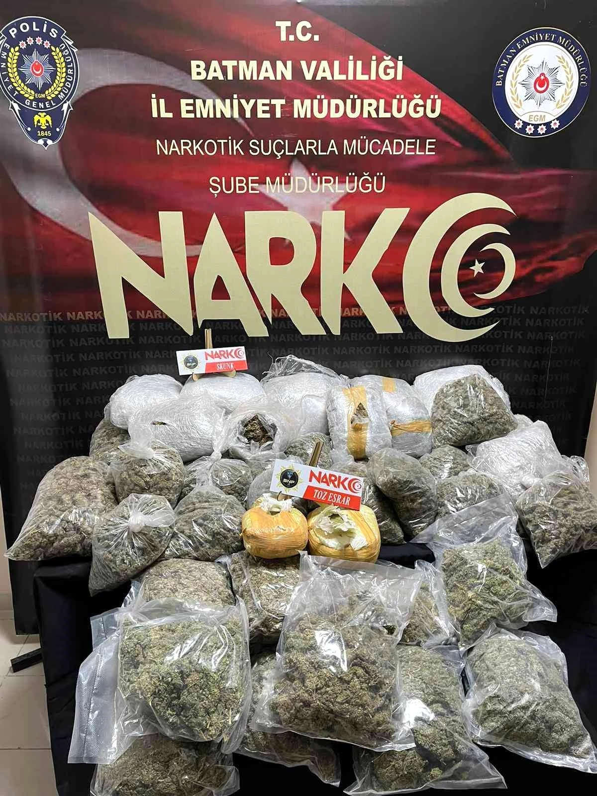 36 kilo uyuşturucu madde ile yakalan 4 kişi tutuklandı
