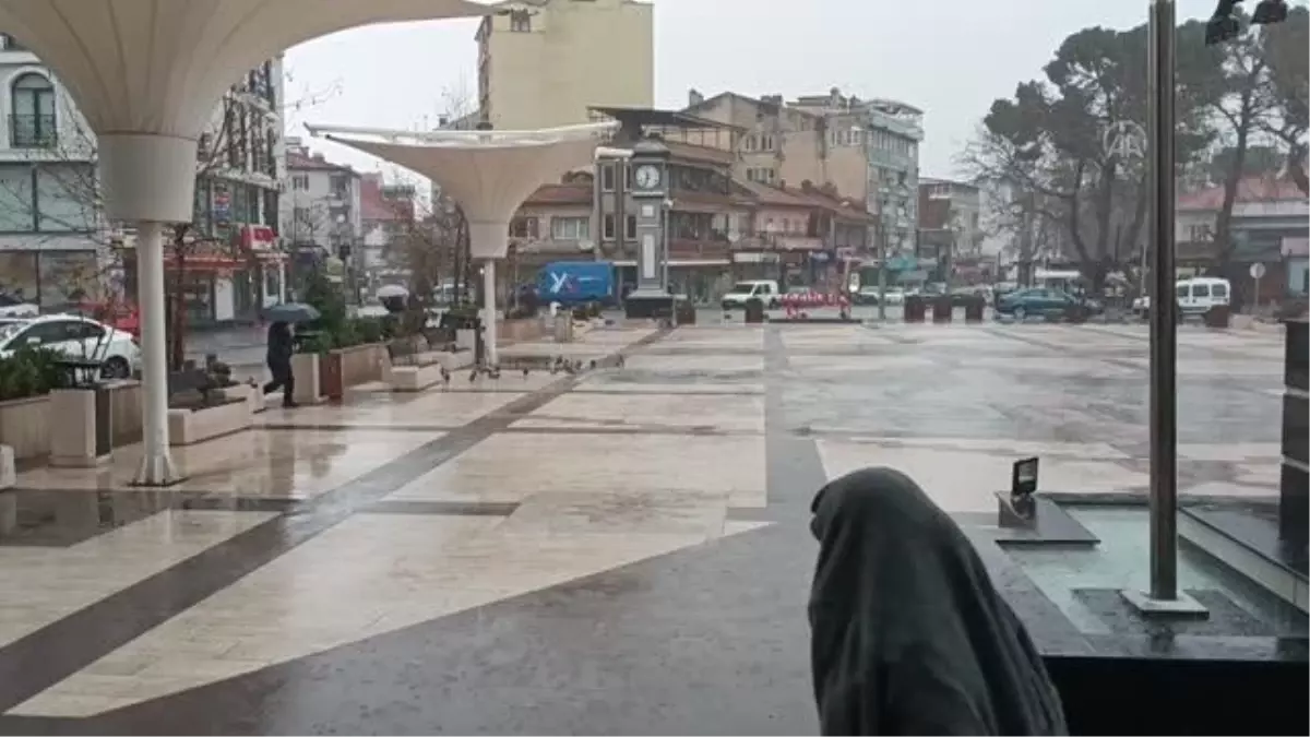 BALIKESİR - Ulus Dağı\'nda kar yağışı sürüyor