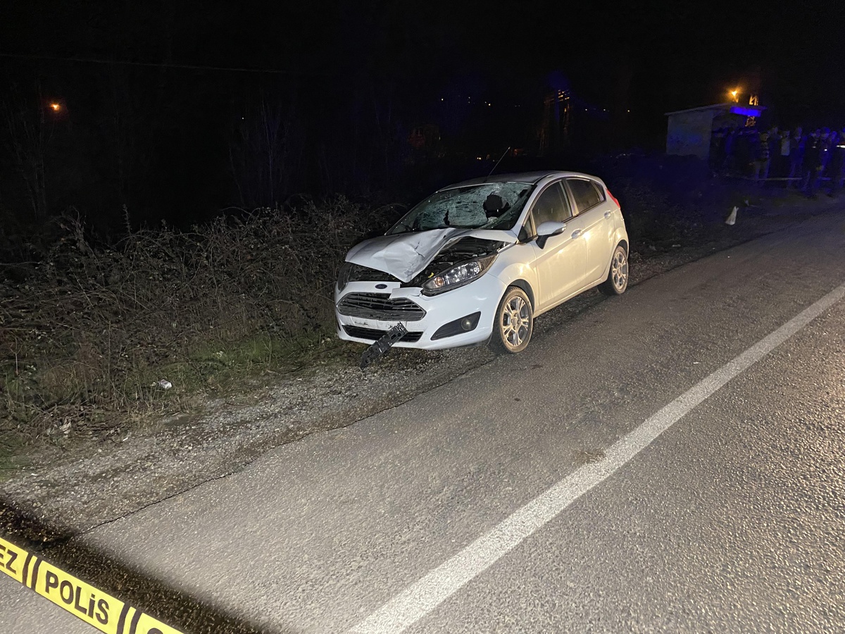 Bartın\'da otomobilin çarptığı yaya hayatını kaybetti