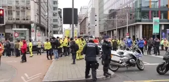 Belçika'da itfaiyeciler çalışma koşullarının iyileştirilmesi için eylem yaptı