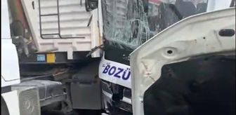 Bilecik'te zincirleme trafik kazası: 11 yaralı