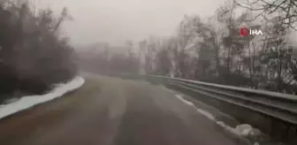 Göl manzaralı kayak merkezi kara hasret kaldı, sezon açılamadı