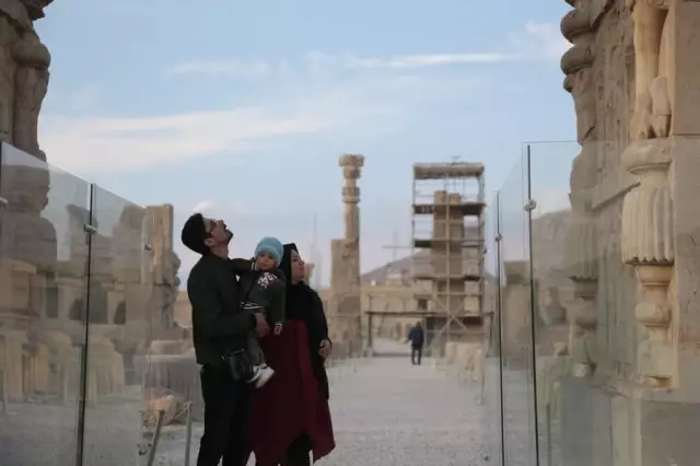 İran'daki Persepolis Kalıntılarına Bir Bakış