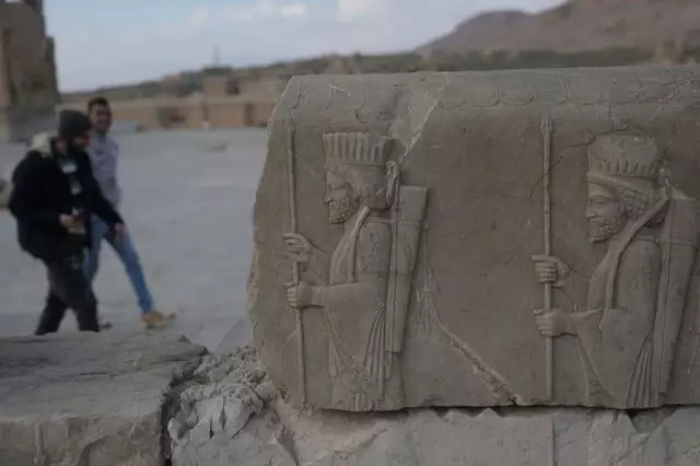 İran'daki Persepolis Kalıntılarına Bir Bakış