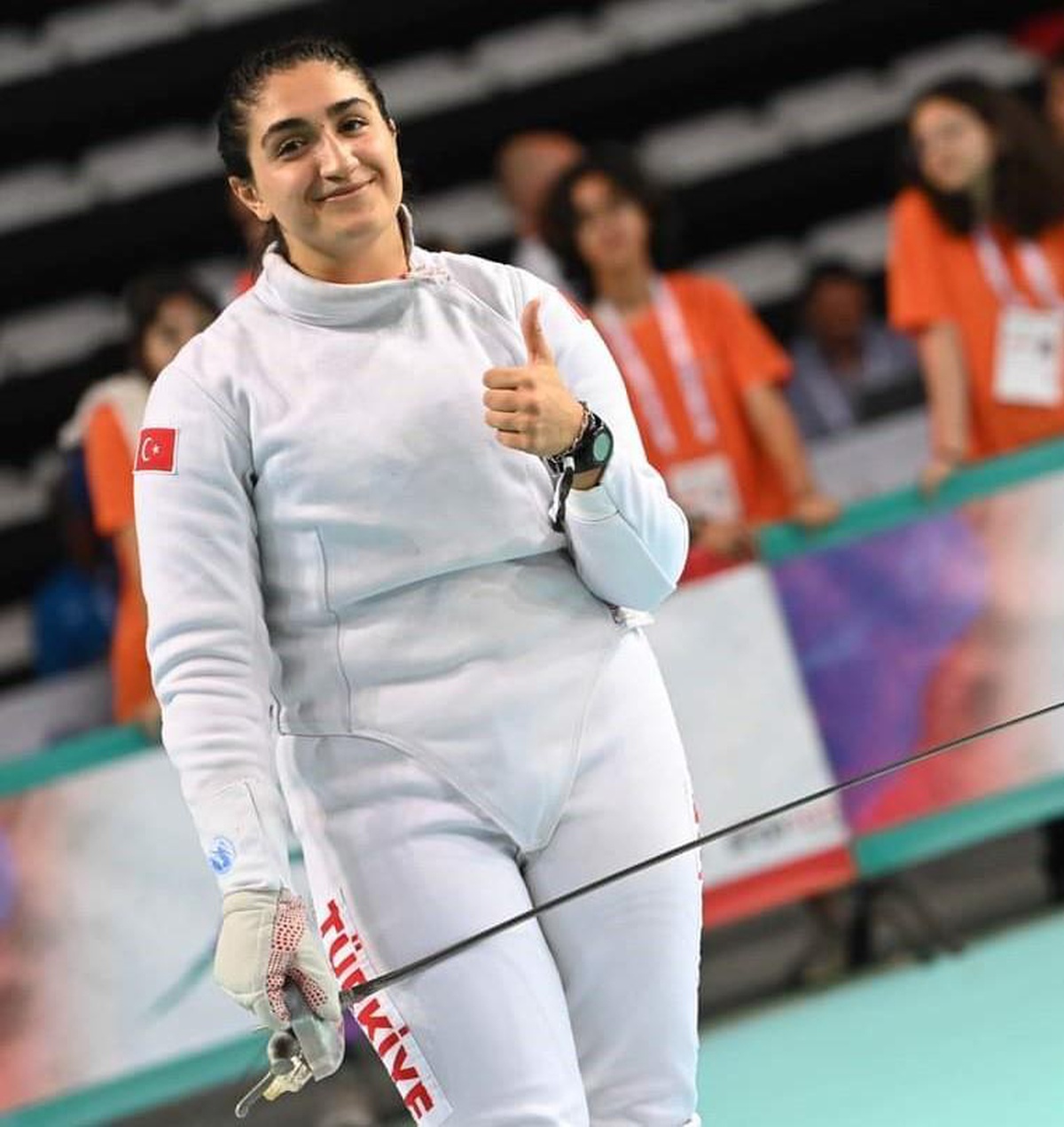 Milli eskrimci Aleyna Ertürk, Doha\'da ana tabloya kaldı