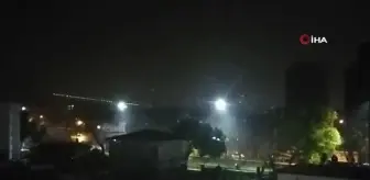 Söke'de şiddetli fırtına iş yerinin camlarını yerle bir etti