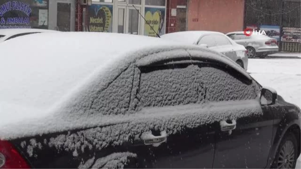 Ahlat\'ta beklenen kar yağışı başladı