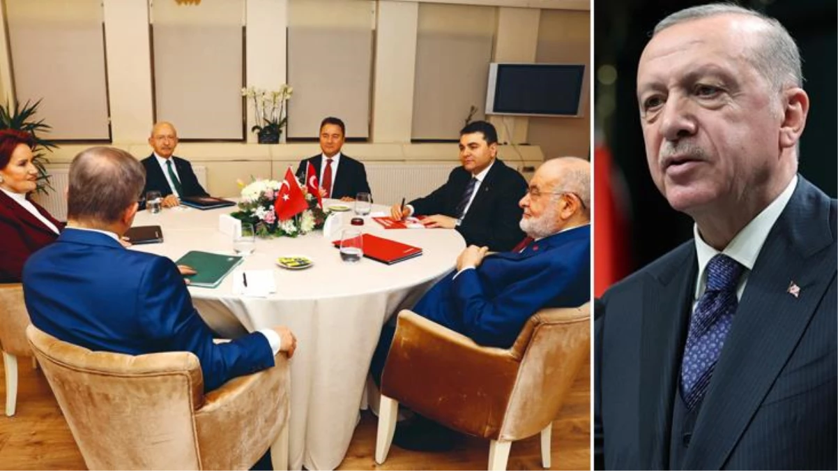Cumhurbaşkanı Erdoğan\'dan 6\'lı masaya gönderme: Siyasi ayak oyunları yerine adayınızı belirlemeniz sizin için daha hayırlı
