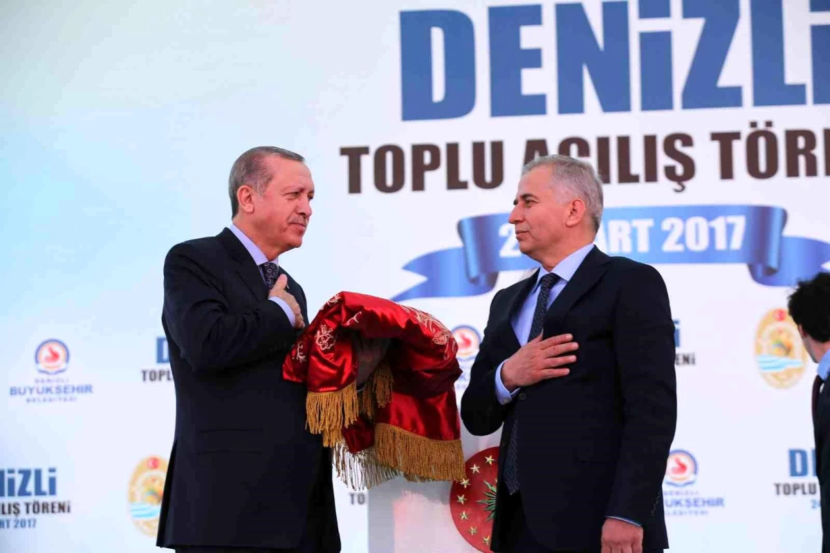 Denizli, Cumhurbaşkanı Erdoğan\'ı bekliyor