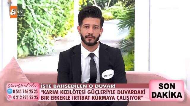 Esra Erol'da programında 'Karım kızılötesiyle duvardaki erkekle konuşuyor' diyen adam anlattıkları pes dedirtti