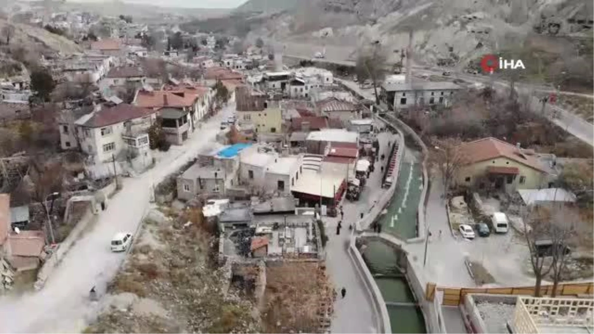 Geçen yıl kar altındaki tarihi Sille bu yıl kara hasret