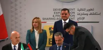 Libya Başbakanı Dibeybe ile İtalya Başbakanı Meloni, ekonomik ilişkileri görüştü