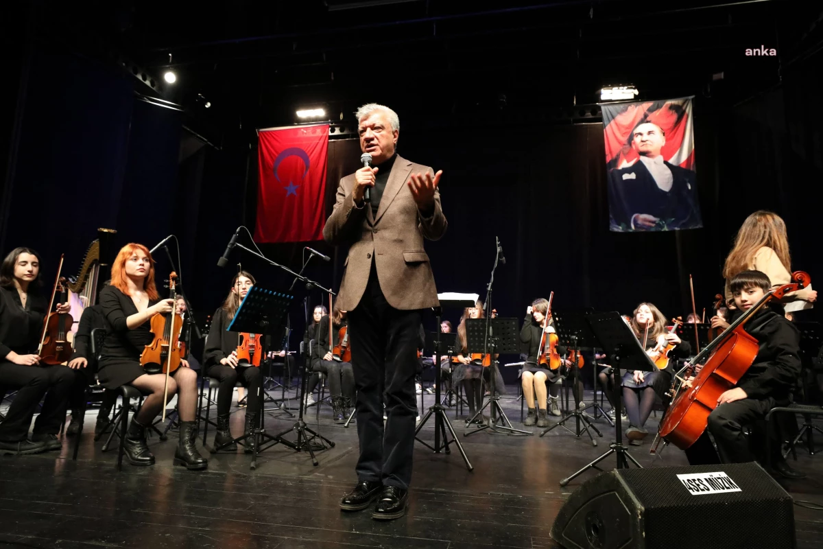 Narlıdere Belediyesi Çocuk Senfoni Orkestrası, Aydın\'da Sahne Aldı