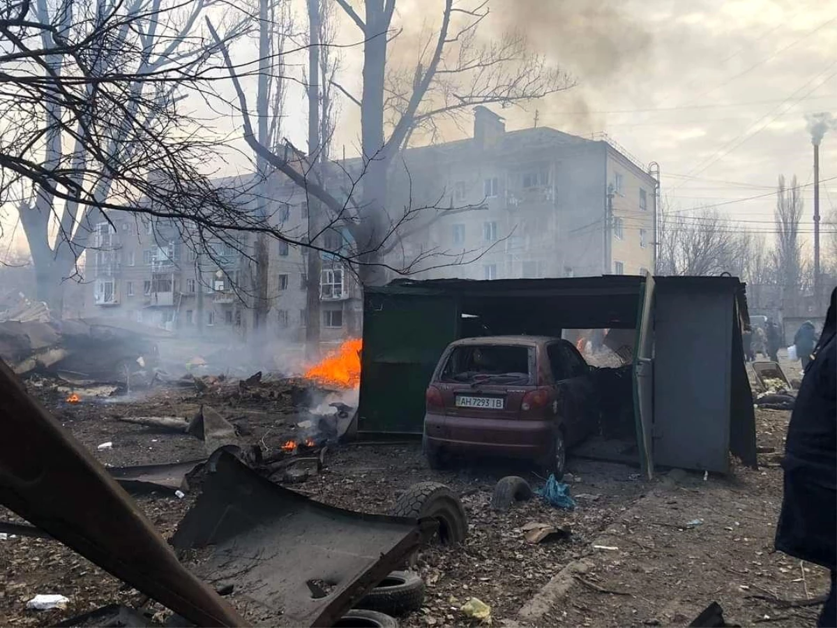Rusya, Donetsk\'i vurdu: 3 ölü, 2 yaralı