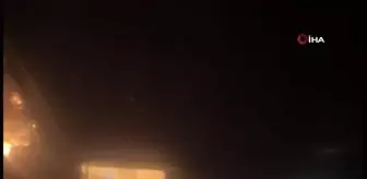 Süt toplama tesisinde korkutan patlama kamerada
