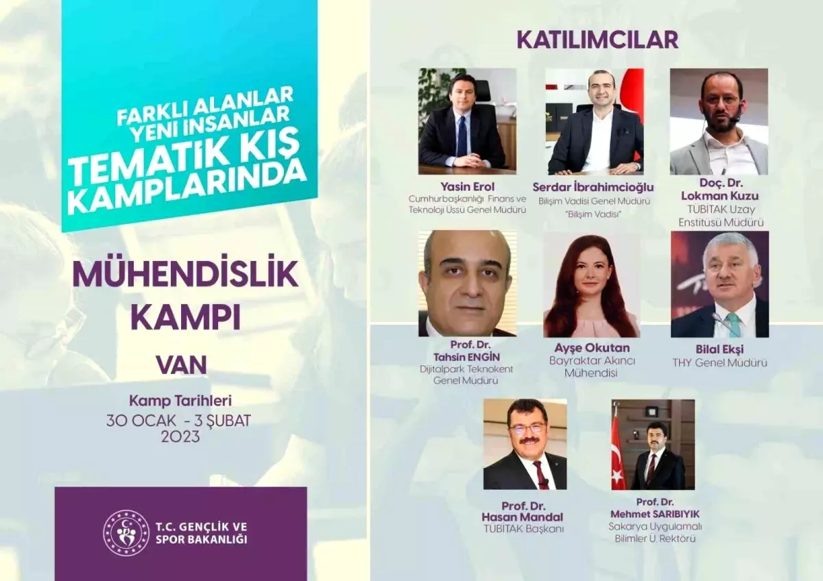 GSB yurtları tematik kış kampları Vanda başlıyor