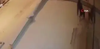 Karda kayıp düşenler kameraya böyle yansıdı