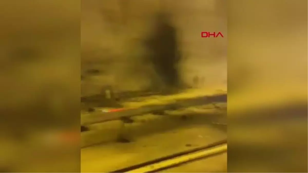 KASIMPAŞA HASKÖY TÜNELİ\'NDE MAKAS ATAN SÜRÜCÜ KAZA YAPTI 4 YARALI